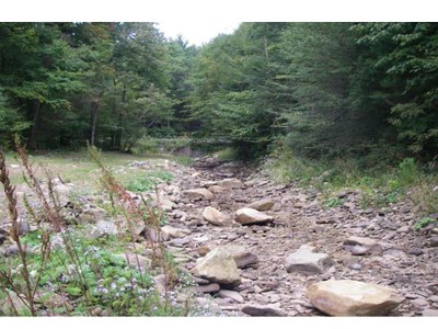 Photo of the North River, Virginia project site before construction.