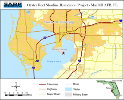 Oyster Reef Shoreline Restoration Project Site - MacDill AFB, FL