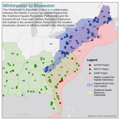 Whitewater to Bluewater Map