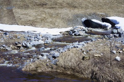 Photo of Oats Run Below Culvert