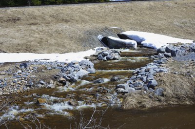 New culvert on Oats Run.