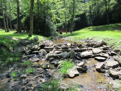 Photo of Big Run Park Dam in Pennsylvania.