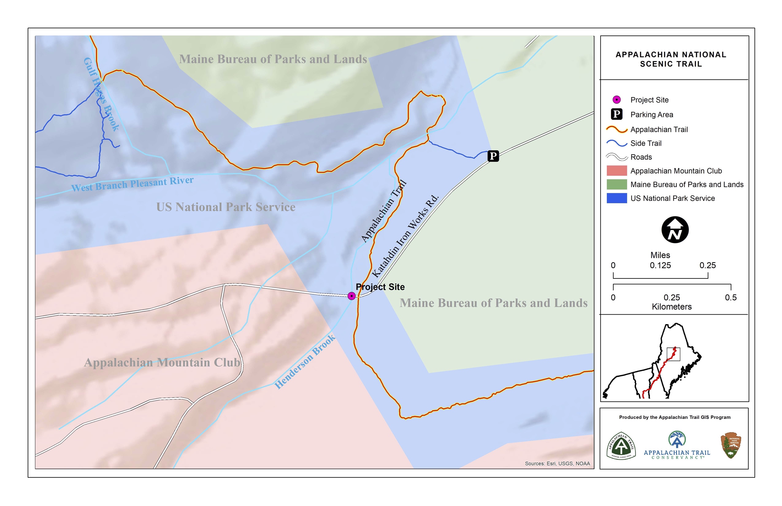 Henderson Brook project map